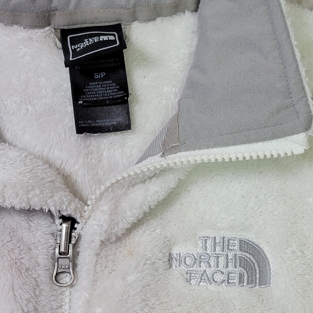 The North Face Fleece Bundle Womens Jackets Black Hooded + White Full Zip Small - Picture 3 of 13